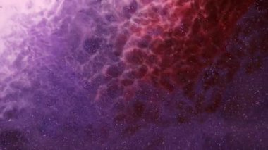 Soyut akışkan sanat geçmişi. Kan nakli, alkol akışı, mürekkep sıvısı. Pembe, mor ve kırmızı suyun video sanatı. Burgundy parlak, parıldayan okyanusun doğal dalgalarının etkisi. Nehir