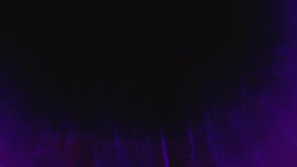 抽象液体アートの背景 濃い紫色のインクの塗料でいっぱい 別の世界に没入する素晴らしいビデオアート 夢の世界における空間 流動的な絹の糸の視覚効果 — ストック動画