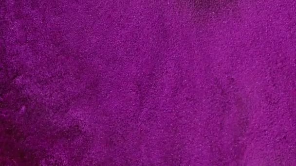 Fondo Artístico Líquido Abstracto Rayas Brillantes Brillo Purpurina Pintura Rosa — Vídeos de Stock