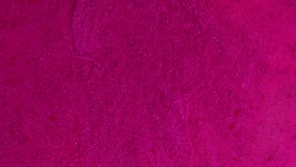 Calme Abstrait Liquide Artistique Fond Rose Shimmering Scintille Sur Fond — Video