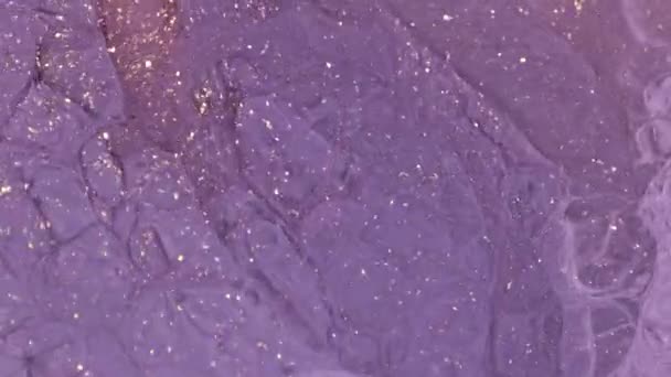 Peinture Liquide Mélange Toile Fond Avec Éclaboussure Tourbillon Tourbillons Texture — Video
