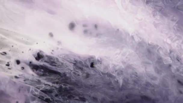Liquid Paint Mixing Backdrop Splash Swirl Swirls Liquid Marble Texture — Stock Video