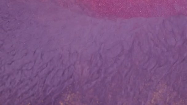 Рідка Фарба Змішування Фону Бризкою Вихром Свічки Рідкої Мармурової Текстури — стокове відео
