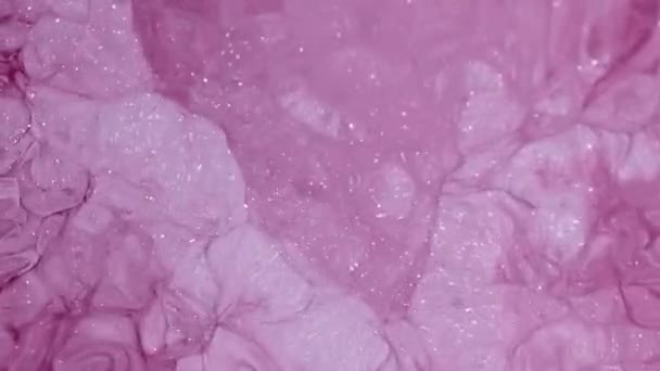Peinture Liquide Mélange Toile Fond Avec Éclaboussure Tourbillon Tourbillons Texture — Video