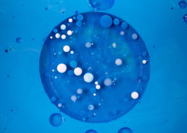 Akrilik boya. Uzay Evreni, Kuantum Fiziği. Fantastik Hipnotik Yüzey. Renkli Parlak Baloncuk Yağlı Güzel Boyalı Evren Rengi Çok Renkli. Yüksek kalite fotoğraf.