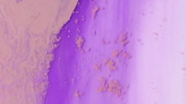 Renkli soyut sıvı tasarım arka planı. Akışkan sanat çizimi, akrilik doku ve akışkan bir etki. Sıvı boya arka planı. Mavi, mor ve sarı taşan renklerle sanatsal hareket.