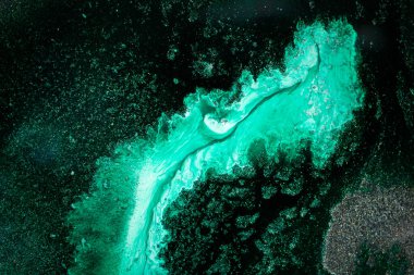 Orijinal alkol boyası. Modern sanat. Soyut renkli arka plan, duvar kağıdı. Mermer dokusu. Modern afişler için Sıvı Sanat, ruhani grafik tasarımı.