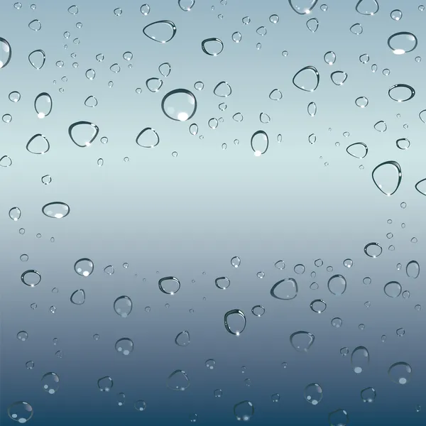 Gotas de agua. Vector — Archivo Imágenes Vectoriales