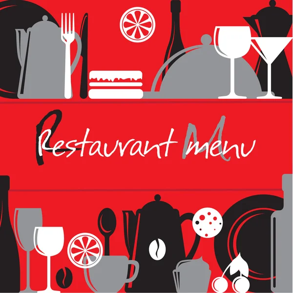 Menu restauracji — Wektor stockowy