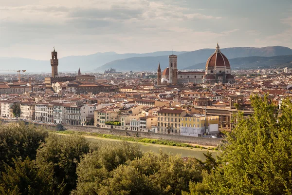Панорамний вид на Флоренція, Флоренція, Тоскана, Італія — стокове фото