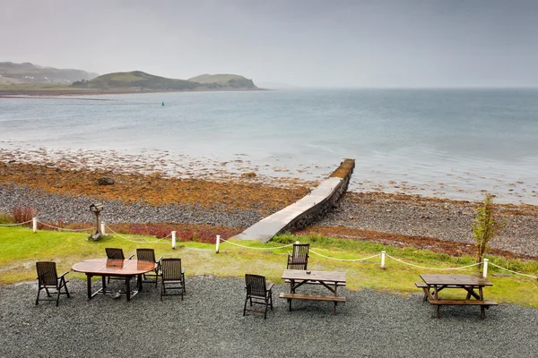 Κυκλοθυμική εγκατάστασης στο sconser, isle of skye, Σκωτία, Ηνωμένο Βασίλειο — Φωτογραφία Αρχείου