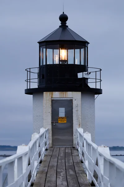 マーシャル・ポイント灯台,メイン州,アメリカ — ストック写真