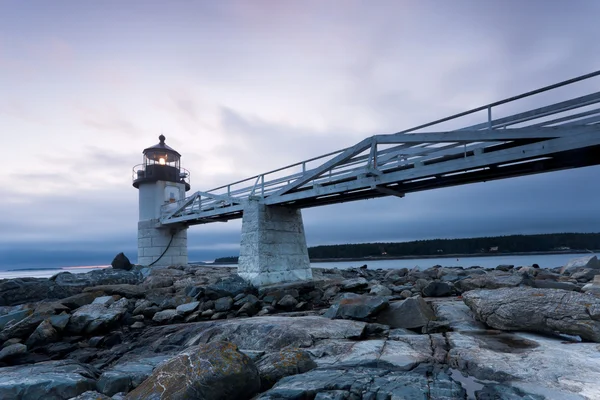 Latarnia morska Marshall Point, Maine, USA — Zdjęcie stockowe