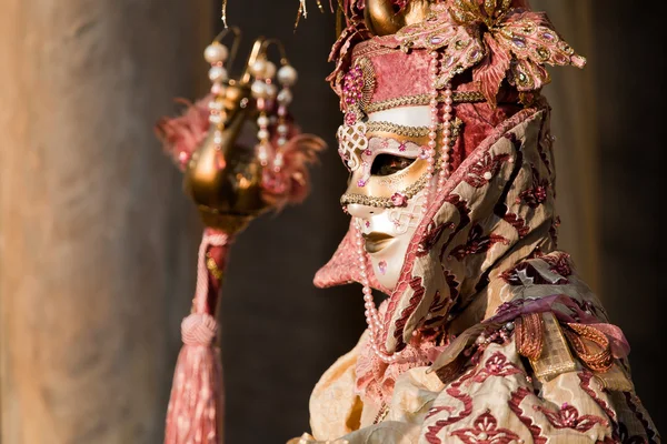 Maske Karnavalı, Venedik, İtalya — Stok fotoğraf