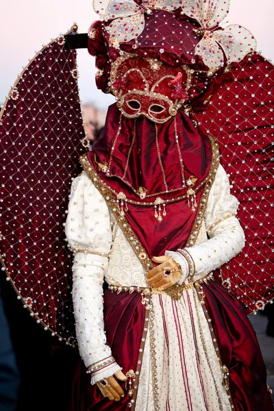 Máscara de carnaval en Venecia, Italia — Foto de Stock