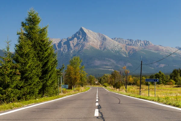 Hill krivan yüksek tatras dağ, Slovakya, Avrupa