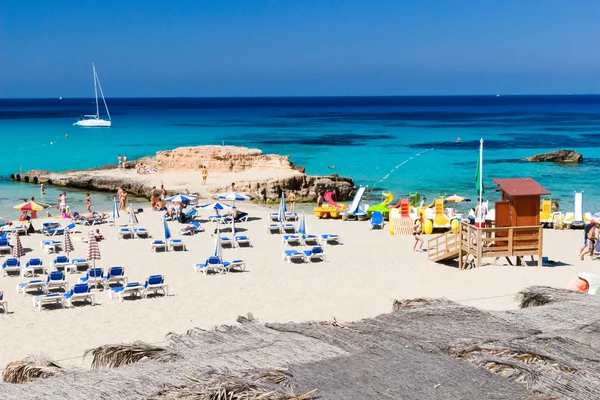 Tarida beach, ibiza, Hiszpania — Zdjęcie stockowe