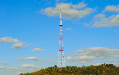 Lviv yüksek Kalesi, görünümü tv Kulesi