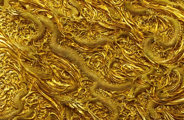 Fundo Dourado Abstrato Pele Dragão Ilustração Ilustração Alta Qualidade — Fotografia de Stock