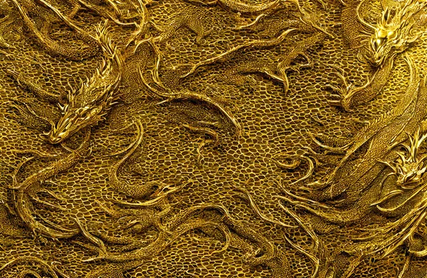 Fundo Dourado Abstrato Pele Dragão Ilustração Ilustração Alta Qualidade — Fotografia de Stock