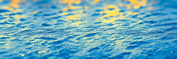 Blauwe Waterachtergrond Structuur Van Het Water Een Plons Banner Grootte — Stockfoto