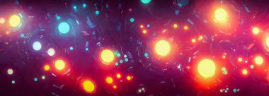 Soyut gelecek teknolojisi vizyon yenilik tasarımı kavramı. Yüksek kalite 3d illüstrasyon