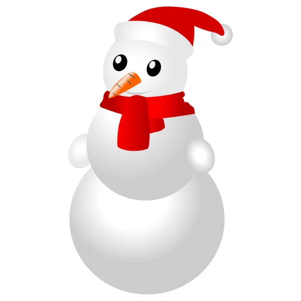 Snowman — Stock Vector