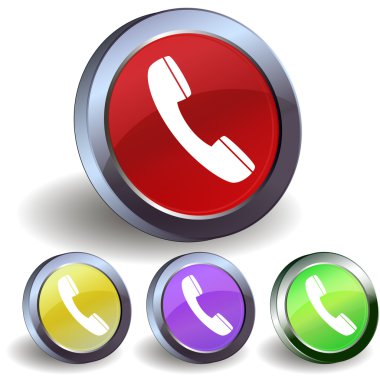 Internet telefon düğme simgesi