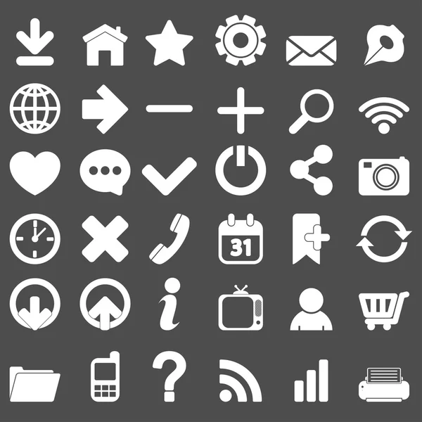 Conjunto de iconos web — Archivo Imágenes Vectoriales