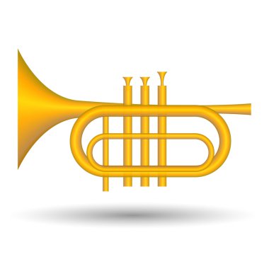 Trumpet icon clipart