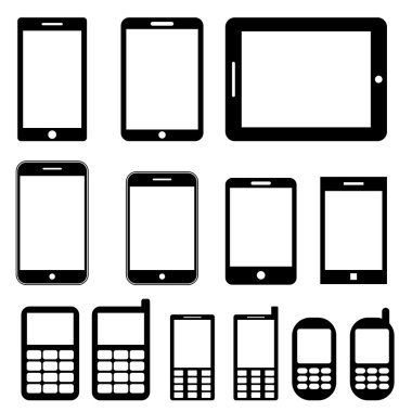 cep telefonları ve tablet seti