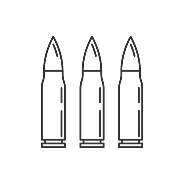 Bullets Line Icon Editable Stroke — Stock vektor