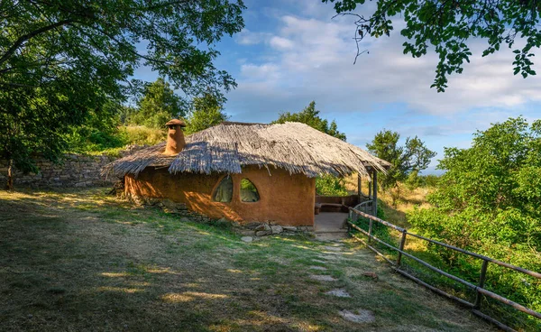 Clay House Village Leshten Blagoevgrad Region Bulgaria — Stock Photo, Image