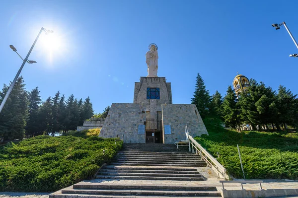 Найбільший Пам Ятник Діви Марії Світі Місті Хасково Болгарія — стокове фото