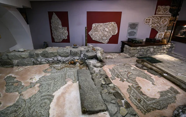 Plovdiv Bulgaria Interior Trakart Cultural Center Roman Floor Mosaics Iii — Stock Photo, Image