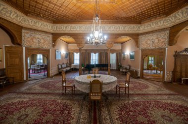 Filibe, Bulgaristan. Balabanov Evi 'nin içi. Bulgaristan 'ın en güzel eski evlerinden biri..