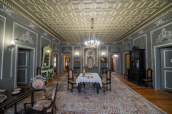 Plovdiv Bulgarien Inredningen Det Gamla Hindliyanska Huset Traditionellt Hem För — Stockfoto