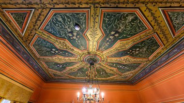 Filibe, Bulgaristan. Eski Klianty evinin içi. Bulgar tüccarın geleneksel evi