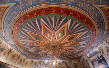 Filibe, Bulgaristan. Eski Klianty evinin içi. Bulgar tüccarın geleneksel evi