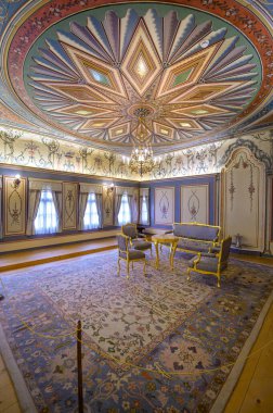 Filibe, Bulgaristan. Eski Klianty evinin içi. Bulgar tüccarın geleneksel evi