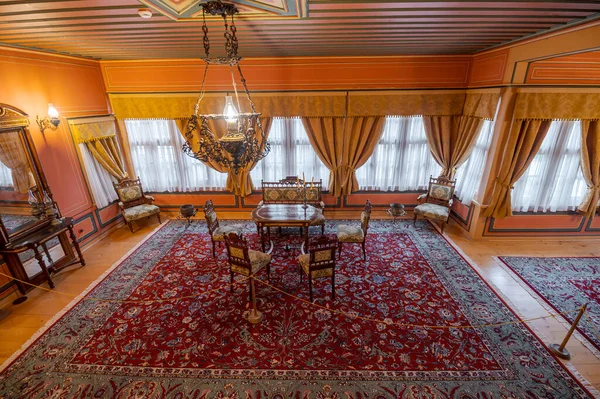 Plovdiv Bulgária Régi Klianty Ház Belseje Bolgár Kereskedő Hagyományos Otthona — Stock Fotó