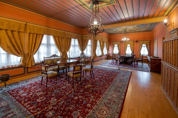 Plovdiv Bulgaria Interior Antigua Casa Klianty Hogar Tradicional Del Comerciante — Foto de Stock