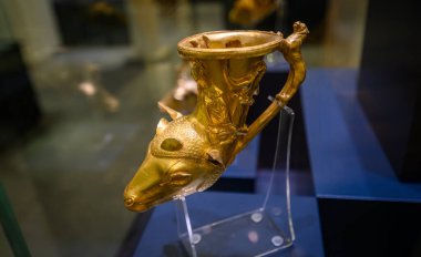 Filibe, Bulgaristan. Bulgaristan 'da Panagyurishte altın hazinesi. Trakya medeniyeti, İ.Ö. IV.