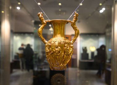 Filibe, Bulgaristan. Bulgaristan 'da Panagyurishte altın hazinesi. Trakya medeniyeti, İ.Ö. IV.