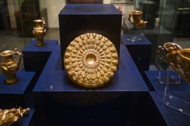 Filibe, Bulgaristan. Bulgaristan 'da Panagyurishte altın hazinesi. Trakya medeniyeti, İ.Ö. IV.