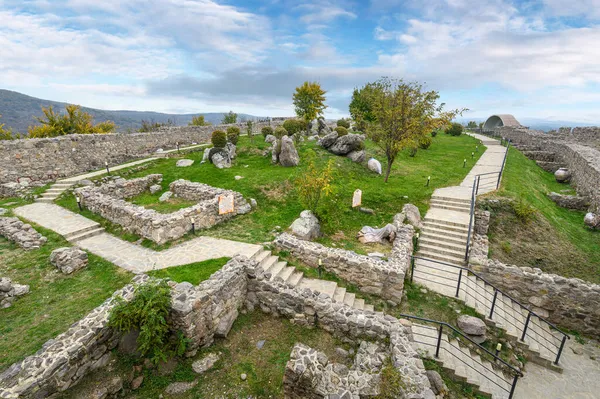 Ruinas Antigua Fortaleza Bizantina Peristera Ciudad Peshtera Región Pazardzhik Bulgaria — Foto de Stock