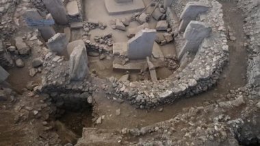 GöbekliTepe, Sanliurfa, Türkiye. Göbekli Tepe Antik Alanı dünyanın en eski tapınağıdır. UNESCO Dünya Mirası.