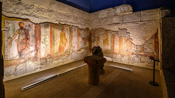 Gaziantep Turkiet Zeugma Mosaikmuseum Största Mosaiksamlingarna Världen Den Antika Staden — Stockfoto