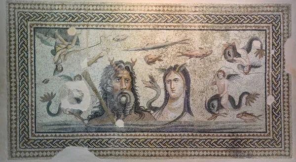 Gaziantep Turquia Zeugma Mosaic Museum Uma Das Maiores Coleções Mosaico — Fotografia de Stock