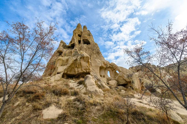 Goreme Open Air Museum Στο Goreme Καππαδοκία Nevsehir Τουρκία Αρχαίες — Φωτογραφία Αρχείου